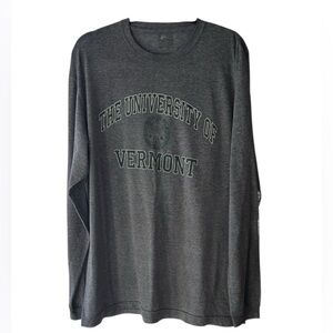 University of Vermont Gray Long Sleeve Tee Size XL EUC Collegiate Y2K  Casual